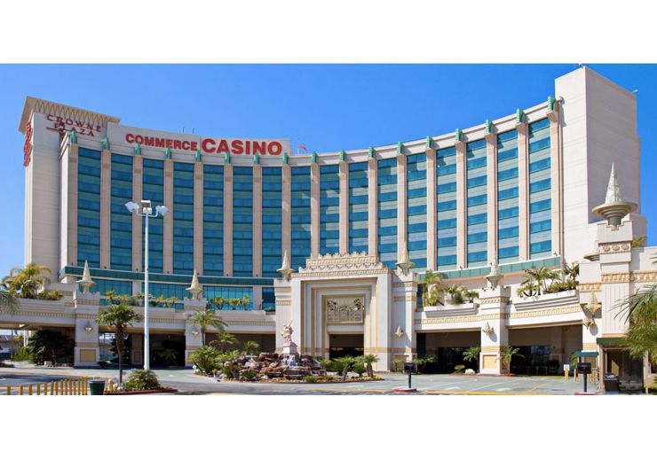 commerce casino cost per night hotel